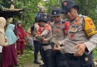 Polres Purbalingga Bantu Tangani Longsor di Desa Panusupan