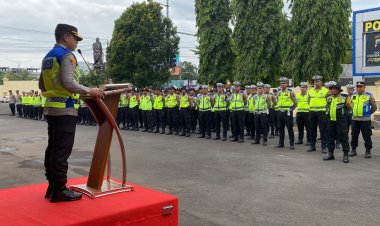 Kapolres Purbalingga, AKBP Achmad Akbar Kukuhkan Pleton Siaga Bhayangkara 
